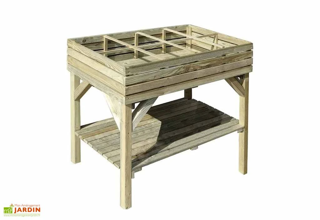 Carré Potager Sur Pieds En Bois De Pin Traité KÜB 100 X 60 X 80 Cm 1 Carré Potager Sur Pieds En Bois De Pin Traité KÜB 100 X 60 X 80 Cm