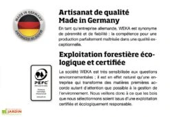 Carport "Y" Simple (3x6) 3 Carport "Y" Simple (3x6) -Abriet Mobilier Soldes Boutique certification pefc weka 1 9