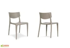 Chaise De Jardin Empilable En Polypropylène Renforcé – Town -Abriet Mobilier Soldes Boutique chaise empilable polypropyle ne 03