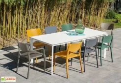 Chaise De Jardin Empilable En Polypropylène Renforcé – Town -Abriet Mobilier Soldes Boutique chaise empilable polypropyle ne 07