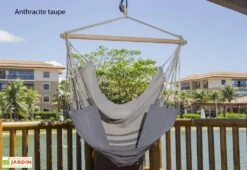 Chaise-hamac En Tissu - TranKil 11 Chaise-hamac En Tissu - TranKil -Abriet Mobilier Soldes Boutique chaise hamac balancelle anthracite 1