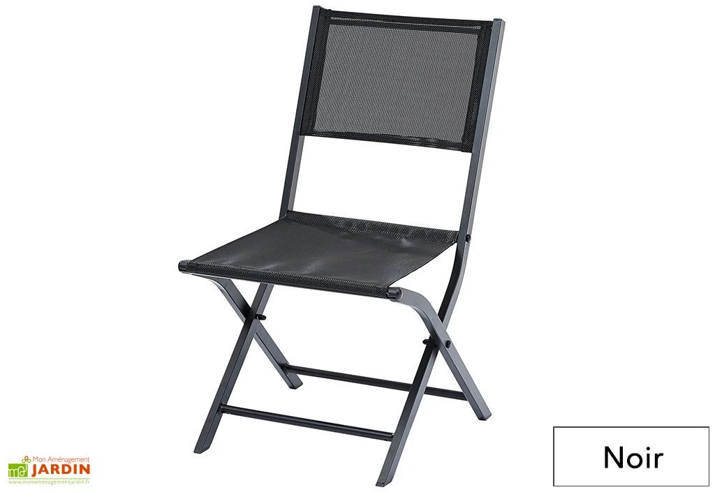 Chaises Pliantes En Aluminium Modulo (Lot De 2) 2 Chaises Pliantes En Aluminium Modulo (Lot De 2) – Image 2