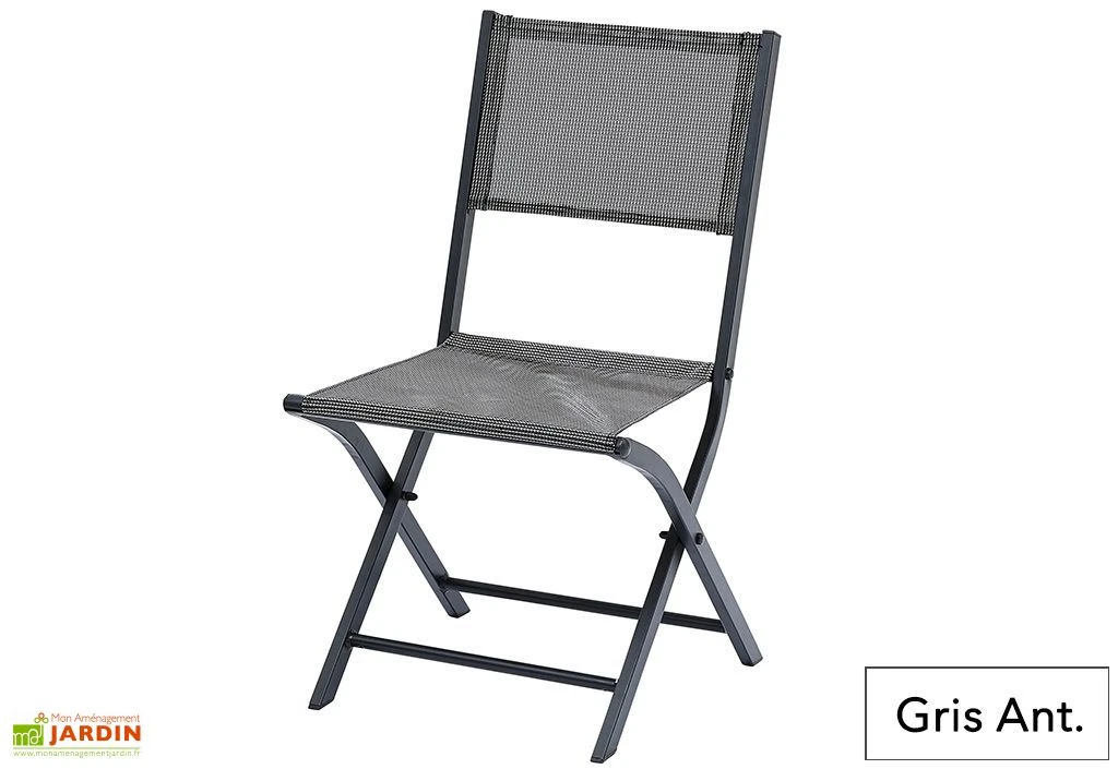 Chaises Pliantes En Aluminium Modulo (Lot De 2) 3 Chaises Pliantes En Aluminium Modulo (Lot De 2) – Image 3