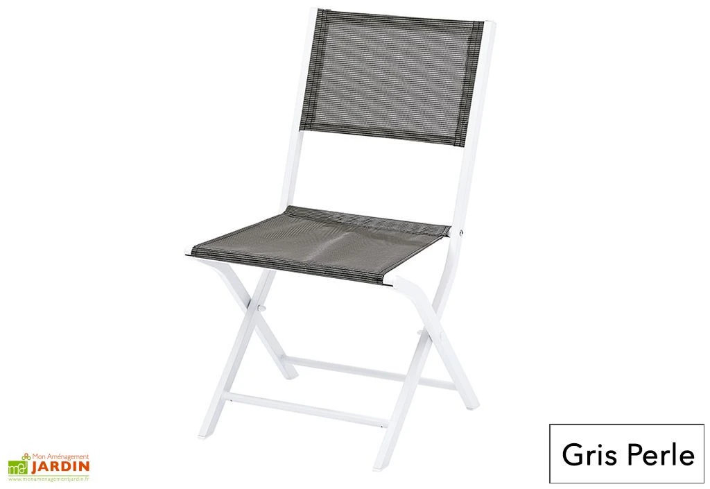 Chaises Pliantes En Aluminium Modulo (Lot De 2) 4 Chaises Pliantes En Aluminium Modulo (Lot De 2) – Image 4