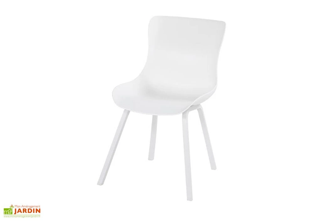 Chaise De Jardin Aluminium Et Résine Sophie Element Dining (Lot De 2) 2 Chaise De Jardin Aluminium Et Résine Sophie Element Dining (Lot De 2) – Image 2