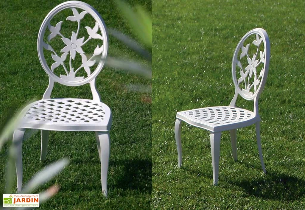 Chaise De Jardin En Aluminium Versailles 2 Chaise De Jardin En Aluminium Versailles – Image 2