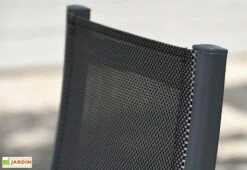 Chaise De Jardin Pliante En Aluminium Et Polyester Angela Deluxe -Abriet Mobilier Soldes Boutique chaise jardin pliante aluminium polyester angela deluxe 3