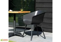 Chaise De Jardin En Résine Et Aluminium Amalia (lot De 2)