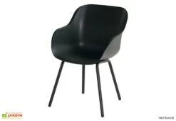 Chaise De Jardin Résine Et Aluminium Sophie Rondo Elegance (lot De 2) -Abriet Mobilier Soldes Boutique chaise jardin resine hartman vert