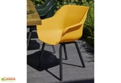 Chaise De Jardin Résine Et Aluminium Sophie Element Armchair (lot De 2)