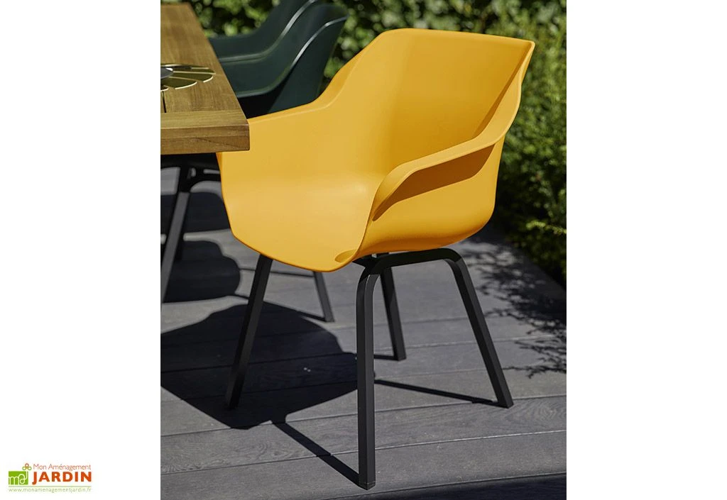 Chaise De Jardin Résine Et Aluminium Sophie Element Armchair (lot De 2) 1 Chaise De Jardin Résine Et Aluminium Sophie Element Armchair (lot De 2)
