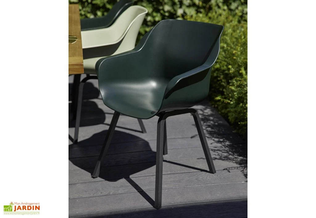 Chaise De Jardin Résine Et Aluminium Sophie Element Armchair (lot De 2) 2 Chaise De Jardin Résine Et Aluminium Sophie Element Armchair (lot De 2) – Image 2