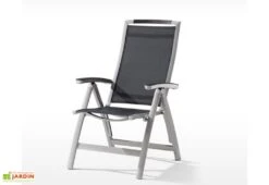 Chaise De Jardin Alu Pliable 6 Positions Trento Gris Graphite (lot De 6)