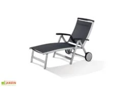 Bain De Soleil Alu Et Textilux Royal Graphite (lot De 2)