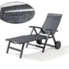 Bain De Soleil Alu Et Textilux Trento Anthracite (lot De 2)