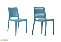 Chaise De Jardin Empilable En Polypropylène Renforcé – Park -Abriet Mobilier Soldes Boutique chaise plastique polypropyle ne empilable 03