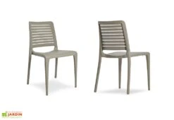 Chaise De Jardin Empilable En Polypropylène Renforcé – Park -Abriet Mobilier Soldes Boutique chaise plastique polypropyle ne empilable 05