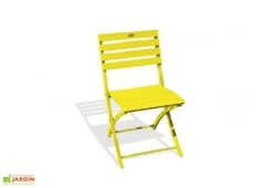 Chaise De Jardin Pliante En Aluminium Marius 9 Chaise De Jardin Pliante En Aluminium Marius -Abriet Mobilier Soldes Boutique chaise pliante aluminium jaune