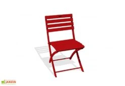 Chaise De Jardin Pliante En Aluminium Marius 8 Chaise De Jardin Pliante En Aluminium Marius -Abriet Mobilier Soldes Boutique chaise pliante aluminium rouge