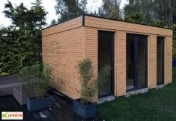 Chalet En Bois Habitable Isolé 90 Mm Double Vitrage Toit Plat 23,04 M² 8 Chalet En Bois Habitable Isolé 90 Mm Double Vitrage Toit Plat 23,04 M² -Abriet Mobilier Soldes Boutique chalet abri habitable bois decorhome 21m2 1