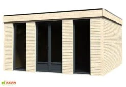 Chalet En Bois Habitable Isolé 90 Mm Double Vitrage Toit Plat 23,04 M² 9 Chalet En Bois Habitable Isolé 90 Mm Double Vitrage Toit Plat 23,04 M² -Abriet Mobilier Soldes Boutique chalet abri habitable bois decorhome 21m2 3
