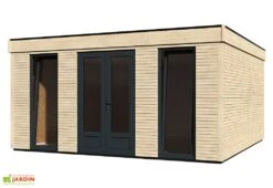 Chalet En Bois Habitable Isolé 90 Mm Double Vitrage Toit Plat 23,04 M² 10 Chalet En Bois Habitable Isolé 90 Mm Double Vitrage Toit Plat 23,04 M² -Abriet Mobilier Soldes Boutique chalet en bois 23m2 habitable 1