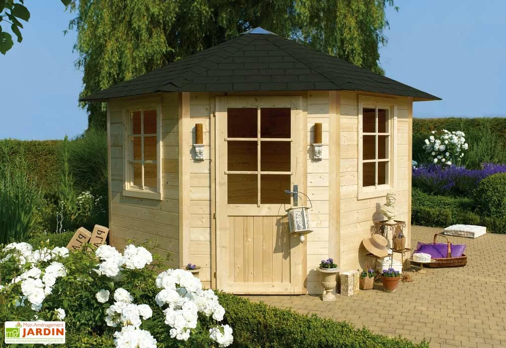 Solid Abri De Jardin Bois Nancy 28mm (255x255cm) 1 Solid Abri De Jardin Bois Nancy 28mm (255x255cm)