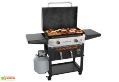 Plancha à Gaz 2 Brûleurs 34 KW + Friteuse à Air Blackstone Combo 28’’