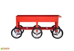 Jardinière En Acier à Roulettes - Wheels