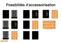 Chariot Pour Cuisine Extérieure Aluminium Et Teck TomBoy Duo 8 Chariot Pour Cuisine Extérieure Aluminium Et Teck TomBoy Duo -Abriet Mobilier Soldes Boutique chariot teck acier inox cuisine exterieure indu plus tomboy duo 5