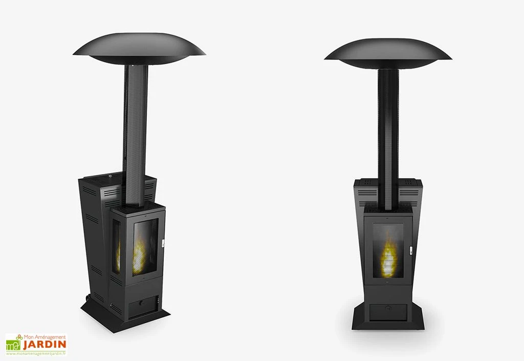 Parasol Chauffant à Pellets Vulcano Hotspot 14,8 KW + Diffuseur 2 Parasol Chauffant à Pellets Vulcano Hotspot 14,8 KW + Diffuseur – Image 2