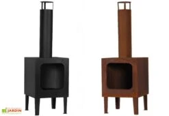 Cheminée De Jardin Colorado En Acier 5 Cheminée De Jardin Colorado En Acier -Abriet Mobilier Soldes Boutique cheminee jardin exterieur colorado 2 coloris