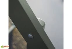 Chilienne De Jardin En Aluminium Et Textilène - Julia 11 Chilienne De Jardin En Aluminium Et Textilène - Julia -Abriet Mobilier Soldes Boutique chilienne de jardin kaki detail armature