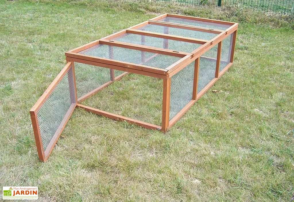 Enclos Pour Lapins Smokey (0,9x1,8x0,5) 1 Enclos Pour Lapins Smokey (0,9x1,8x0,5)