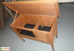 Clapier En Bois FSC Pinou (92x45x70) -Abriet Mobilier Soldes Boutique clapier cl1007 2