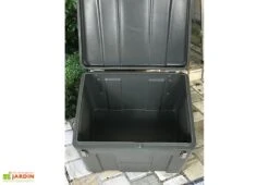Coffre De Jardin Avec Grenouillères Cadenassables – 140 L 8 Coffre De Jardin Avec Grenouillères Cadenassables – 140 L -Abriet Mobilier Soldes Boutique coffre de jardin gris anthracite 1