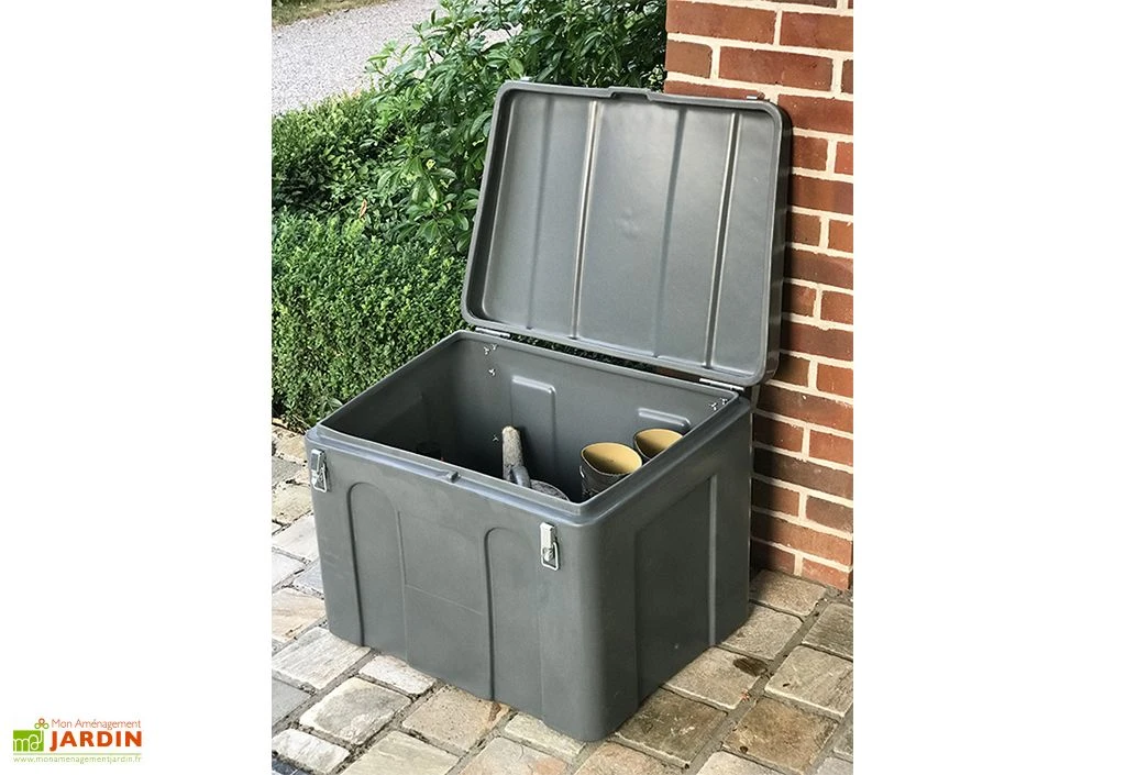 Coffre De Jardin Avec Grenouillères Cadenassables – 140 L 5 Coffre De Jardin Avec Grenouillères Cadenassables – 140 L – Image 5