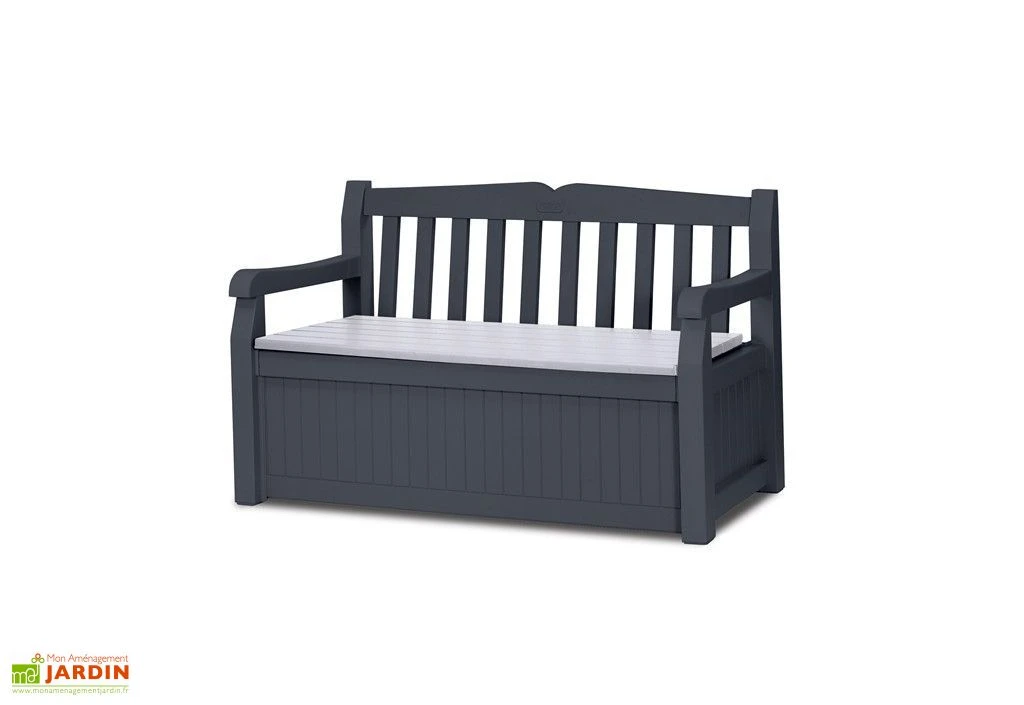 Keter Coffre De Rangement Garden Bench Anthracite 265L 1 Keter Coffre De Rangement Garden Bench Anthracite 265L