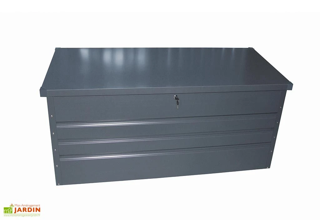 Coffre De Jardin En Métal 400 L Anthracite 1 Coffre De Jardin En Métal 400 L Anthracite