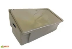 Coffre De Jardin Avec Poignées – 100 L 8 Coffre De Jardin Avec Poignées – 100 L -Abriet Mobilier Soldes Boutique coffre jardin 100l taupe 1