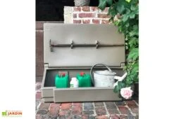 Coffre De Jardin Avec Poignées – 50 L 11 Coffre De Jardin Avec Poignées – 50 L -Abriet Mobilier Soldes Boutique coffre jardin 50l taupe ex