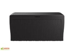 Coffre De Jardin Keter Gris En Résine Tressée – Samoa 270 L 6 Coffre De Jardin Keter Gris En Résine Tressée – Samoa 270 L -Abriet Mobilier Soldes Boutique coffre jardin keter resine tressee marron samoa 270l 2