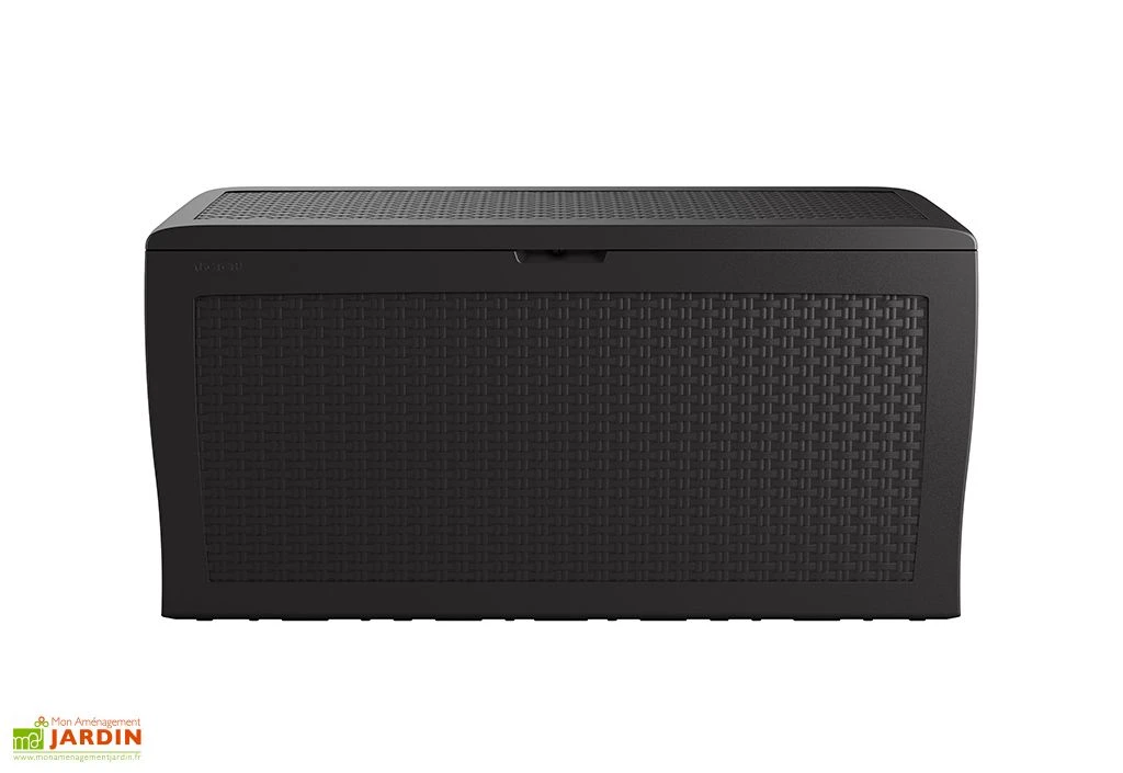 Coffre De Jardin Keter Gris En Résine Tressée – Samoa 270 L 3 Coffre De Jardin Keter Gris En Résine Tressée – Samoa 270 L – Image 3