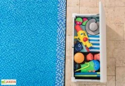 Coffre De Jardin Et Piscine Keter Blanc En Résine – Pool Box 455 L -Abriet Mobilier Soldes Boutique coffre jardin piscine keter resine blanc pool box 455l 3