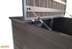 Coffre De Jardin En Composite 155 X 115 X 120 Cm – Util’ Multifonctions -Abriet Mobilier Soldes Boutique coffre jardin rangement composite util multifonctions 2