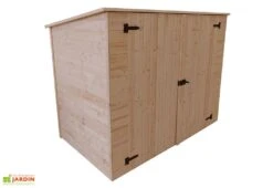 Coffre De Rangement Bois Pour Vélos Motos - 125 X 220 X 162 Cm