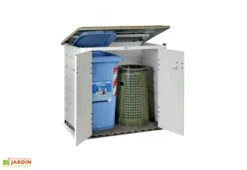 Coffre De Rangement Multifonction En PVC 1100L 122x82x130cm -Abriet Mobilier Soldes Boutique coffre rangement jardin resine 1100l box evo 100 garofalo 1