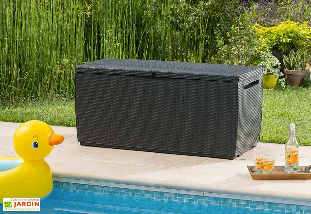Keter Coffre De Rangement En Résine Tressée Tropic 302L 2 Keter Coffre De Rangement En Résine Tressée Tropic 302L – Image 2