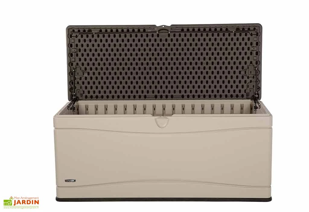 Coffre De Rangement Intérieur/Extérieur En Polyéthylène 492L Lifetime (152x61x67cm) 3 Coffre De Rangement Intérieur/Extérieur En Polyéthylène 492L Lifetime (152x61x67cm) – Image 3