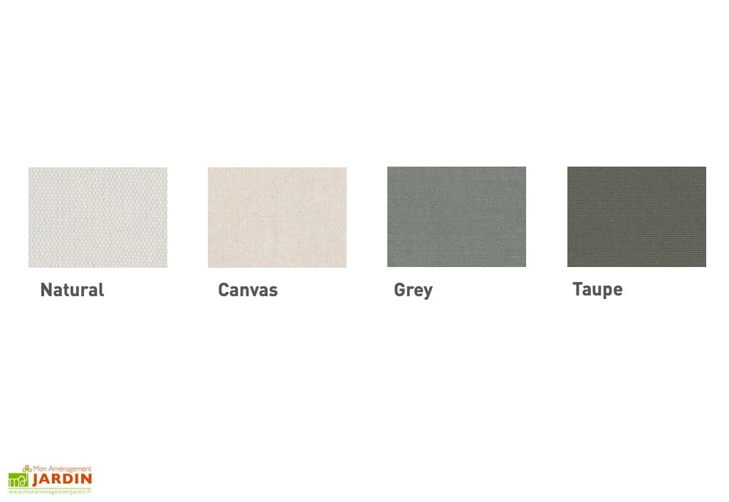 Parasol Rond 300 Cm Pour Composition Paraflex - Toile Solidum 2 Parasol Rond 300 Cm Pour Composition Paraflex - Toile Solidum – Image 2